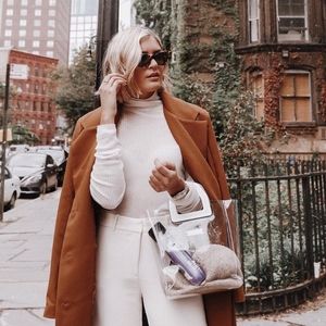 & OTHER STORIES SHEER MOCK NECK SWEATER